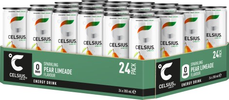 Miniatyrbild Celsius, Pear Limeade, 24-pack
