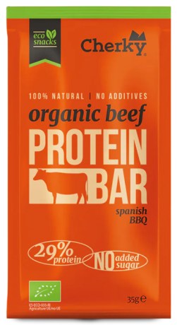 Miniatyrbild Cherky Foods Meat Bar Beef Eco, Spanish BBQ, 35 g