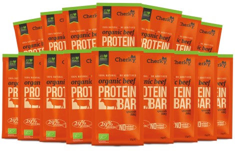 Miniatyrbild Cherky Foods Meat Bar Beef Eco, Spanish BBQ, 16-pack