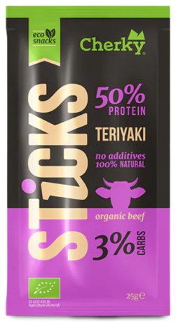 Miniatyrbild Cherky Foods Sticks Eco, Teriyaki, 25 g