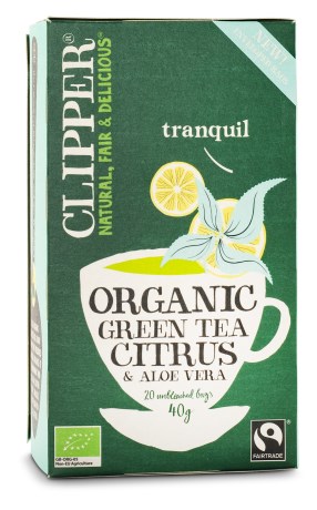 Clipper Green Tea Citrus Aloe Vera EKO, Livsmedel - Clipper