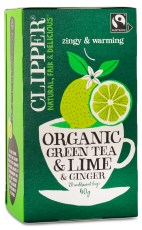 Clipper Green Tea Lime & Ginger EKO