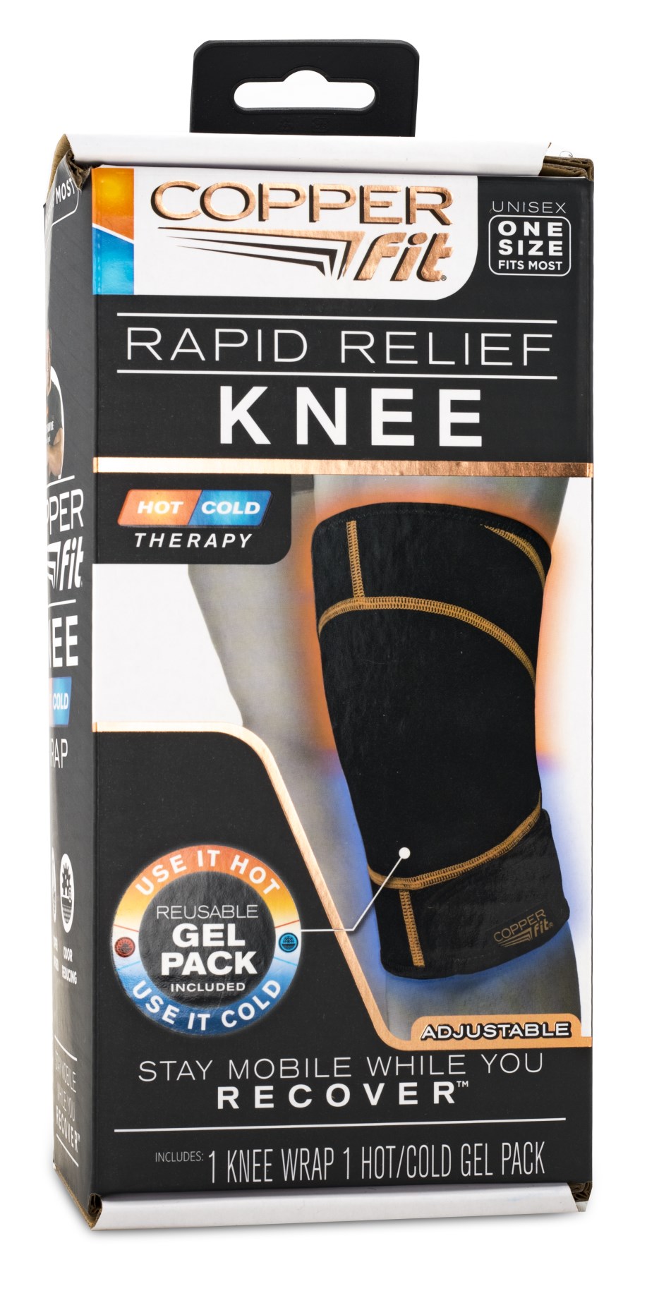 Copper Fit Rapid Relief Knee Knäskydd Svenskt Kosttillskott