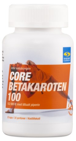 Core Betakaroten 100, Vitamin & Mineraltillskott - Svenskt Kosttillskott