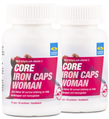 Core Iron Caps Woman, Vitamin & Mineraltillskott - Svenskt Kosttillskott