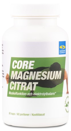 Core Magnesium Citrat, Vitamin & Mineraltillskott - Svenskt Kosttillskott
