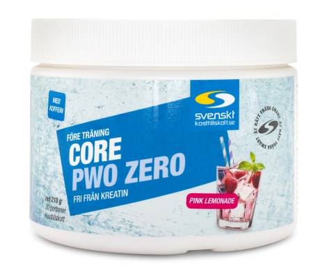 Core PWO Zero, Kosttillskott - Svenskt Kosttillskott