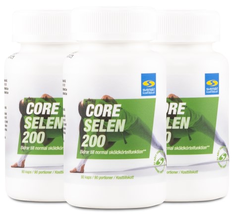 Core Selen 200, Vitamin & Mineraltillskott - Svenskt Kosttillskott