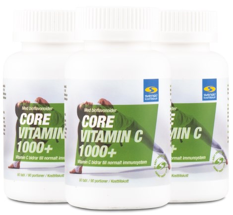 Core Vitamin C 1000+, Vitamin & Mineraltillskott - Svenskt Kosttillskott