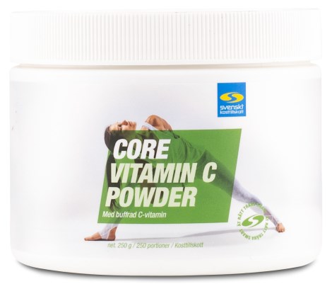 Core Vitamin C Powder, Vitamin & Mineraltillskott - Svenskt Kosttillskott