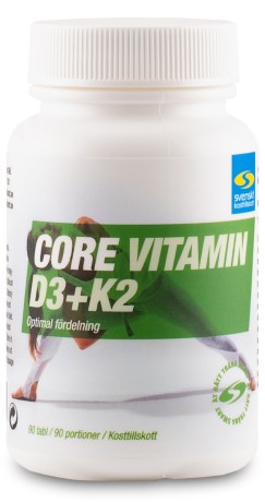 Core Vitamin D3+K2, Vitamin & Mineraltillskott - Svenskt Kosttillskott