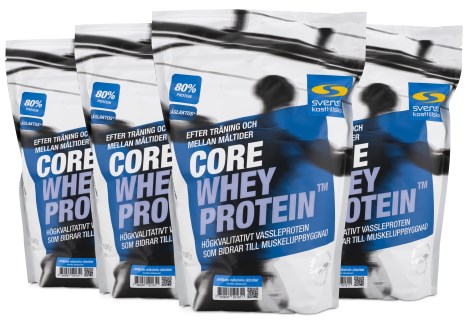 Miniatyrbild Core Whey Protein, Jordgubb Milkshake Lttstad, 4 kg