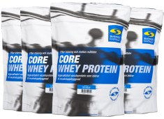 Miniatyrbild Core Whey Protein, P�ron Vanilj Split, 4 kg