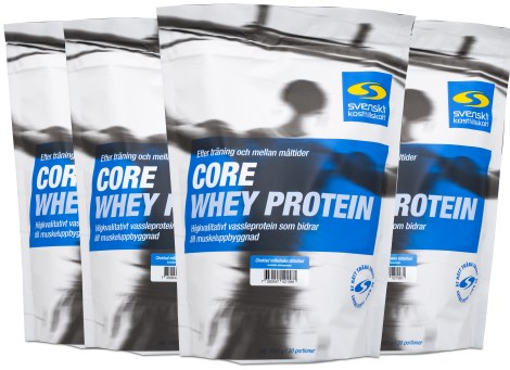Miniatyrbild Core Whey Protein, Choklad Milkshake L�tts�tad, 4 kg