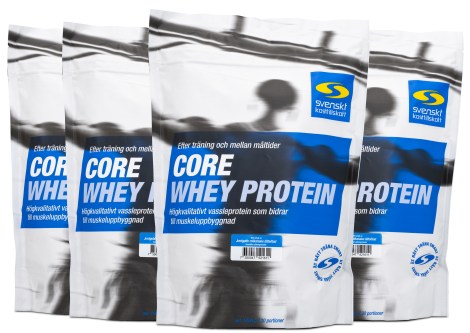 Miniatyrbild Core Whey Protein, Jordgubb Milkshake L�tts�tad, 4 kg