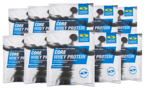Miniatyrbild Core Whey Protein Portionspse, Choklad Milkshake Lttstad, 10-pack
