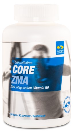 Core ZMA, Vitamin & Mineraltillskott - Svenskt Kosttillskott