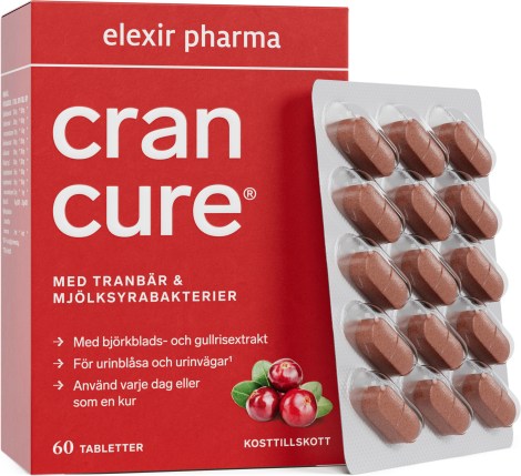 Miniatyrbild Elexir PharmaCran Cure, 60 tabl