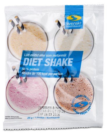 Miniatyrbild Diet Shake Portionspse, Jordgubb & banan, 28 g