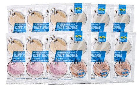 Miniatyrbild Diet Shake Portionspse, Jordgubb & banan, 10-pack