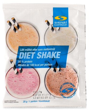 Miniatyrbild Diet Shake Portionspse, Hallon, 28 g