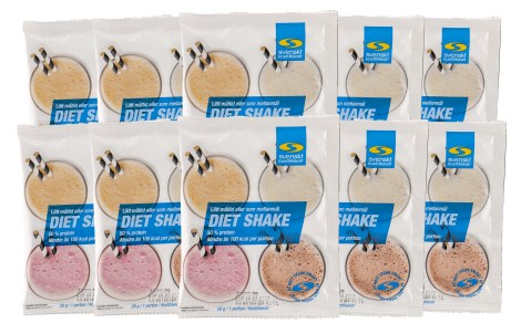 Miniatyrbild Diet Shake Portionspse, Jordgubb, 10-pack