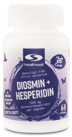 Healthwell Diosmin+Hesperidin, Kosttillskott - Healthwell