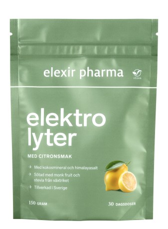Miniatyrbild Elexir Pharma Elektrolyter, Citron, 150 g