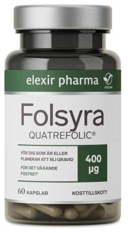 Miniatyrbild Elexir Pharma Folsyra, 60 kaps