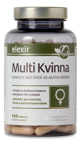 Miniatyrbild Elexir Pharma Multi Kvinna, 120 kaps