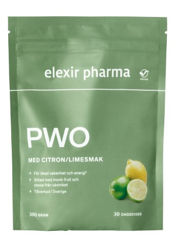 Miniatyrbild Elexir Pharma PWO, Citron/Lime, 300 g