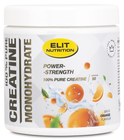 Miniatyrbild ELIT 100% Pure Creatine Monohydrate, Orange, 300 g