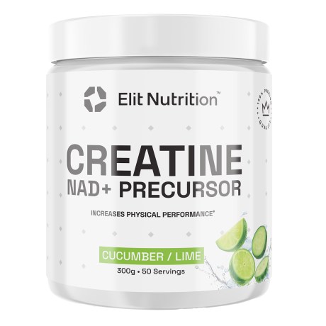 Miniatyrbild Elit Nutrition Creatine + NAD+, Lime/Cucumber, 300 g