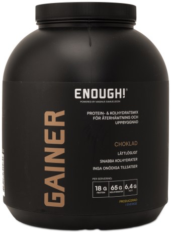 Miniatyrbild Enough Gainer, Choklad, 2 kg
