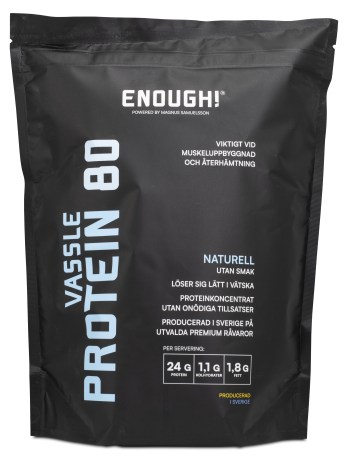 Miniatyrbild Enough Proteinkoncentrat 80, Neutral, 1 kg