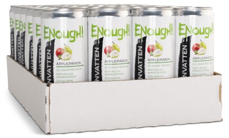 Miniatyrbild Enough Proteinvatten - Kort Datum, pple/Pron, 24-pack
