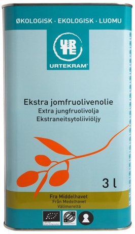 Urtekram Extra Jungfruolivolja, Livsmedel - Urtekram