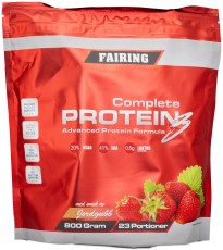Miniatyrbild Fairing Complete Protein 3, Jordgubb, 800 g