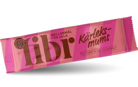 Miniatyrbild Fibr Bars, Krleksmums, 40 g