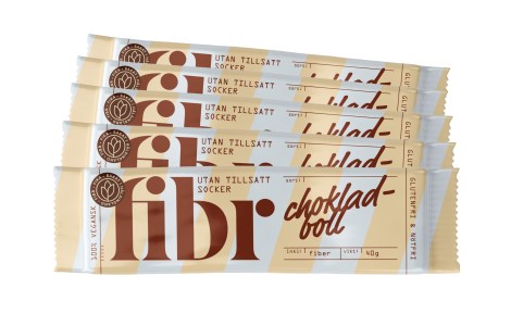 Miniatyrbild Fibr Bars, Chokladboll, 5-pack