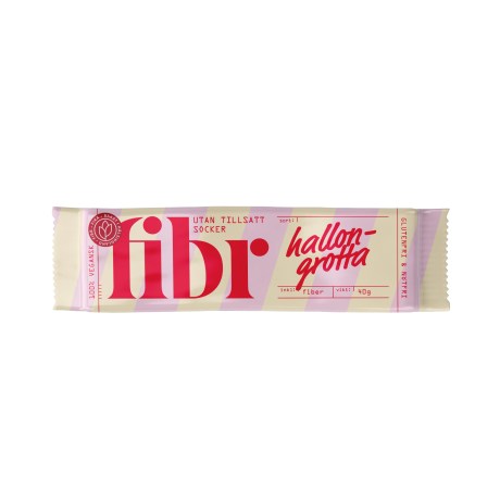 Miniatyrbild Fibr Bars, Hallongrotta, 40 g