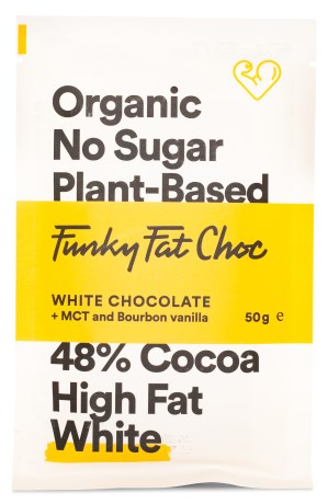 Funky Fat Foods Vit Choklad, Diet - Funky Fat Foods