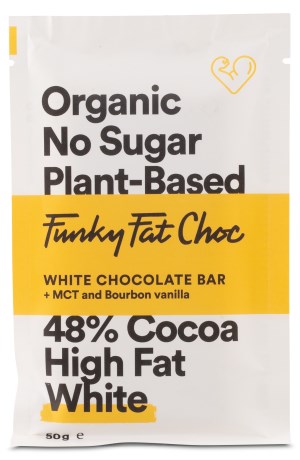 Funky Fat Foods Vit Choklad, Diet - Funky Fat Foods