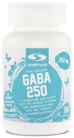 GABA 250, Kosttillskott - Healthwell
