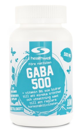 GABA 500, Kosttillskott - Healthwell