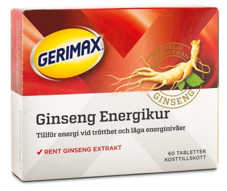 Gerimax Ginseng, Kosttillskott - Orkla