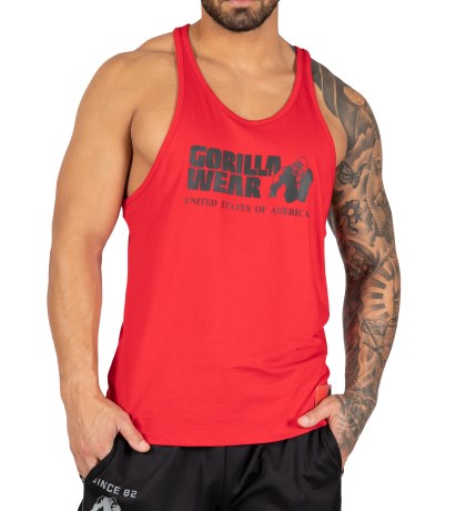 Miniatyrbild Gorilla Wear Classic Tank Top, L, Red