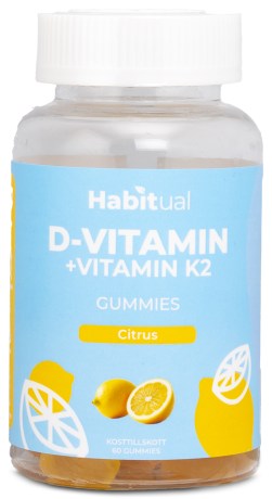 Miniatyrbild Habitual D-vitamin Gummies, Citrus, 60 Gummies