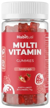 Miniatyrbild Habitual Kids Multivitamin, Jordgubb, 30 Gummies