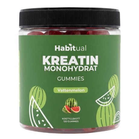 Miniatyrbild Habitual Kreatin Gummies, Vattenmelon, 120 Gummies